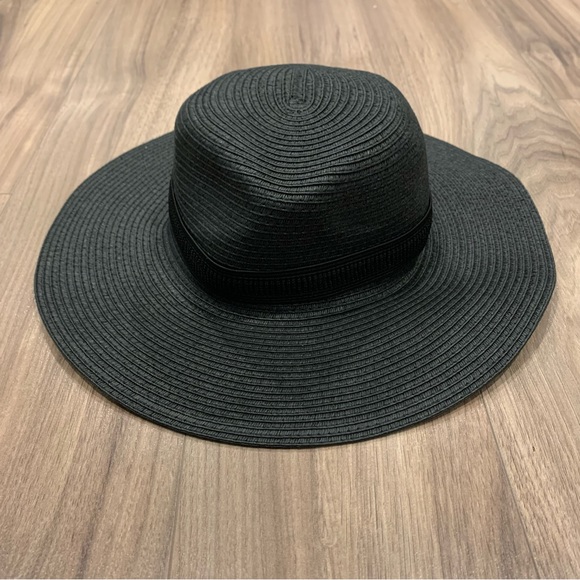 Madewell Packable Mesa Straw Hat Black - Picture 5 of 10